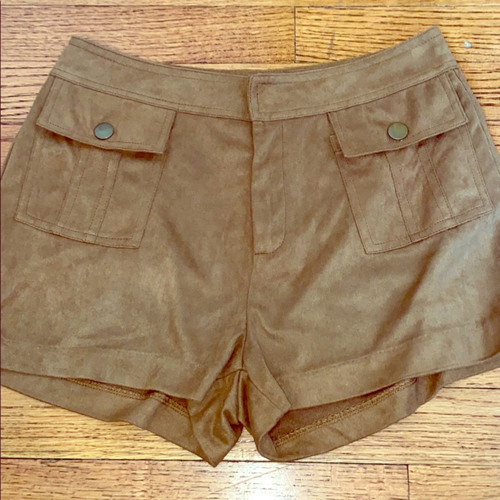 Born suede shorts